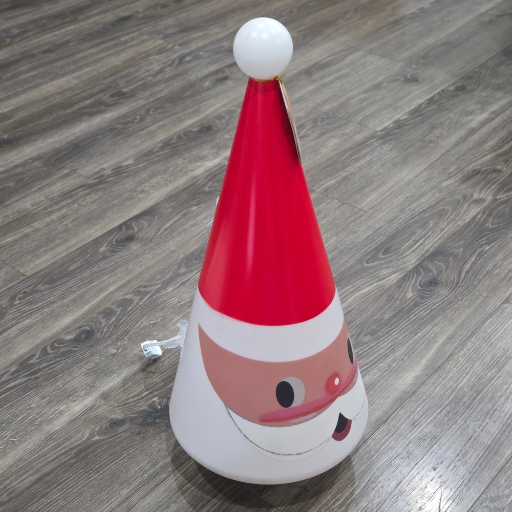 Mr. Christmas 24" Retro Santa Tree Blow Mold Lighted Christmas Decor NEW - Picture 13 of 15
